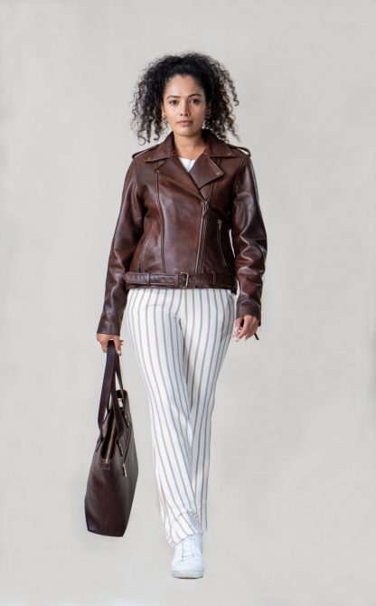 Womens Yeti Classic Leather Jacket