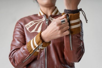 Womens Fairy Craft Leather Jacket - Image 3