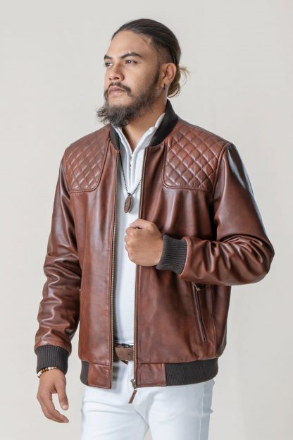 Being Man Leather Jacket - Image 8