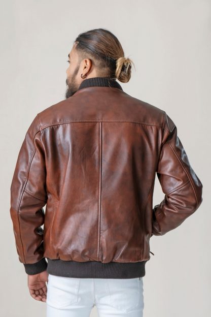 Being Man Leather Jacket - Image 9