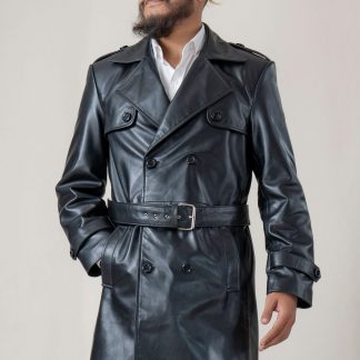 Mens Premium Black Over Coat