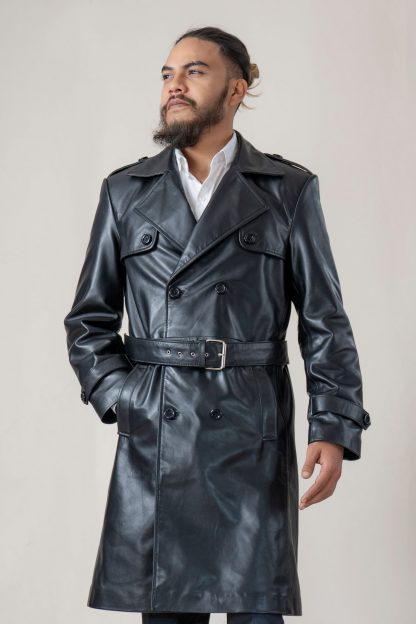 Mens Premium Black Over Coat