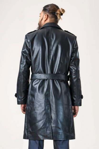Mens Premium Black Over Coat - Image 3