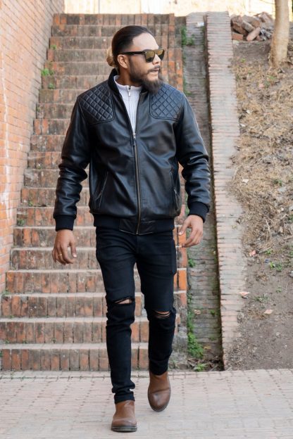 Being Man Leather Jacket