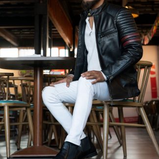 Mens Yeti Classic Leather Jacket