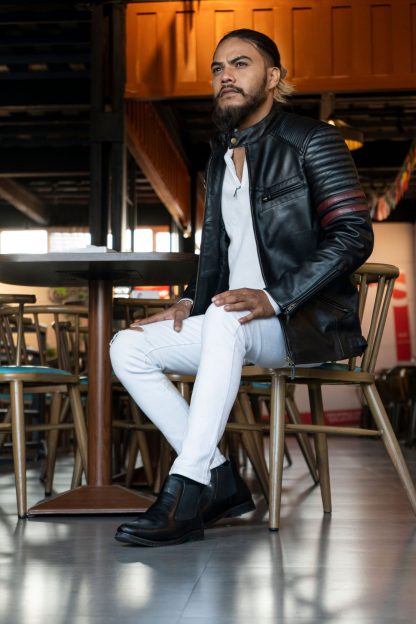 Mens Yeti Classic Leather Jacket