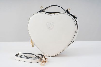 Women Leather Heart Bag - Image 3