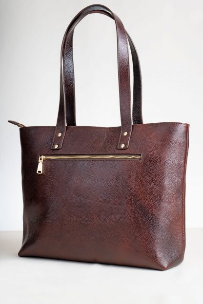 Women Leather Tote Bag Big - Image 3