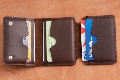 3 Fold Leather Card Holder