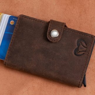 Flip Leather Card Holder