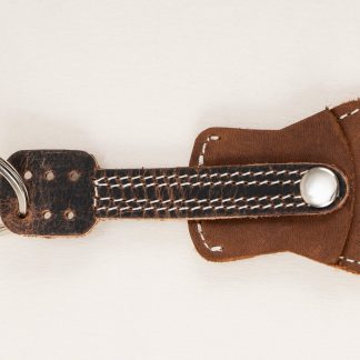 Leather Guitar Keyring