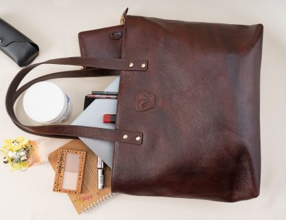 Women Leather Tote Bag Big