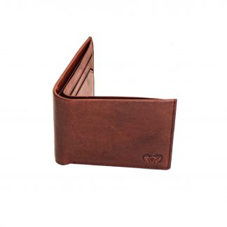 Mens Leather Wallet Brown