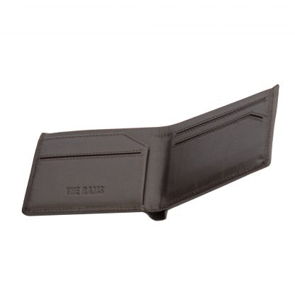 Mens Leather Wallet Dark Brown - Image 2